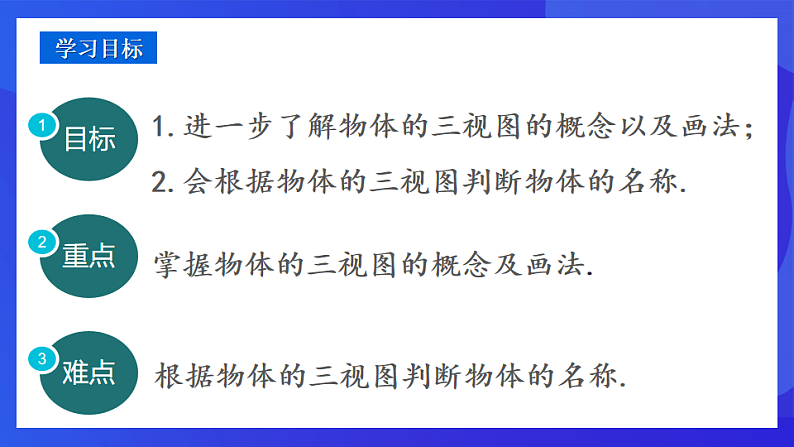 青岛版数学九下8.3.2物体的三视图 课件第2页