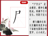 湘美版书法五下 第7课《尸字头》课件