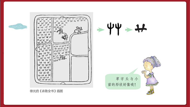 湘美版书法五下 第12课《草字头》课件第3页