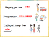 【新版教材】湘少版英語三年級下冊Unit 9 I go there by bus 第2課時（教學(xué)課件+素材）