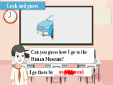 【新版教材】湘少版英語三年級下冊Unit 9 I go there by bus 第2課時（教學(xué)課件+素材）