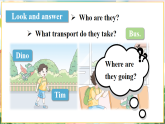 【新版教材】湘少版英語三年級下冊Unit 9 I go there by bus 第3課時（教學(xué)課件+素材）