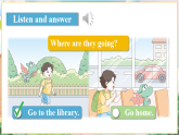 【新版教材】湘少版英語三年級下冊Unit 9 I go there by bus 第3課時（教學(xué)課件+素材）