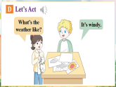 【新版教材】湘少版英語(yǔ)三年級(jí)下冊(cè)Unit 3 What's the weather like 第2課時(shí)（教學(xué)課件+素材）
