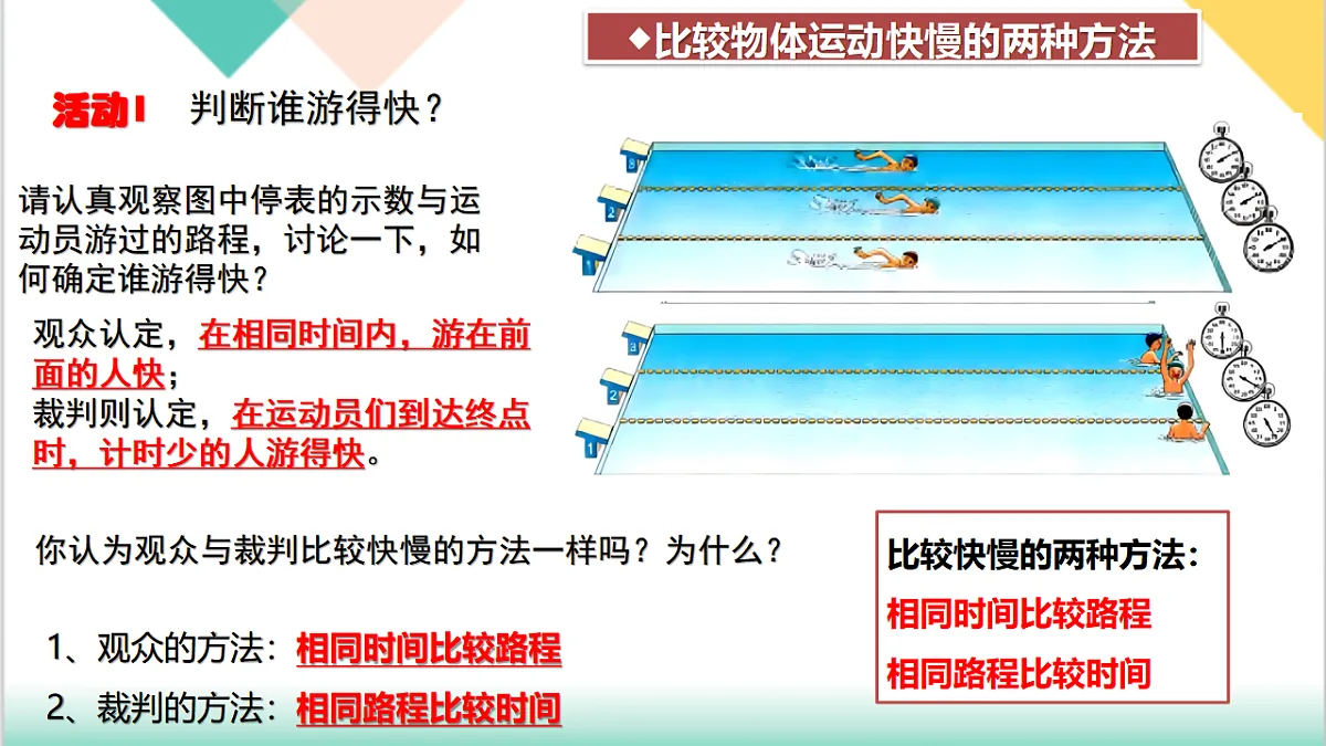 7.2 运动的快慢 速度（同步课件）-2024-2025学年八年级物理下册（沪粤版2024）第6页