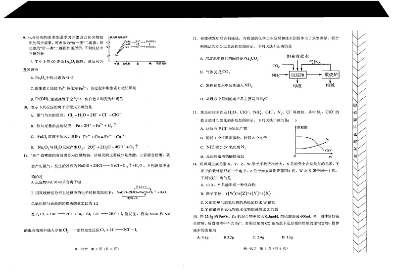 高一化学第2页