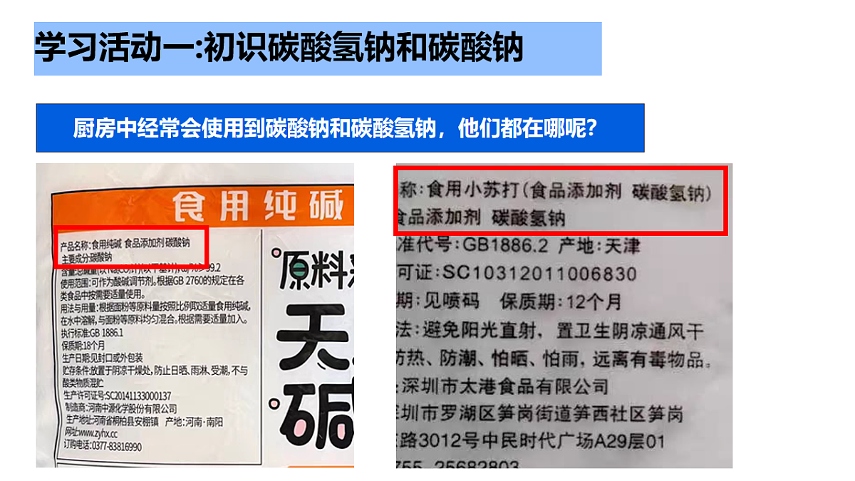 第八单元 第三节 碳酸氢钠和碳酸钠第4页