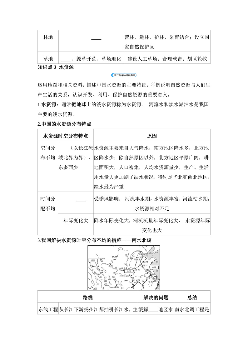 第三章 中国的自然资源 - 学生版第3页