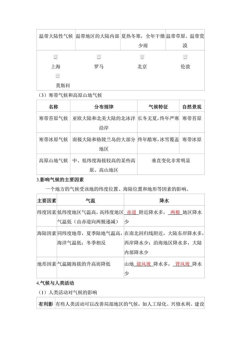 第二节 世界的气候第3页