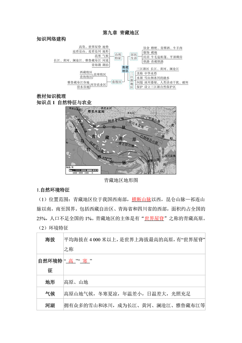 第九章 青藏地区第1页