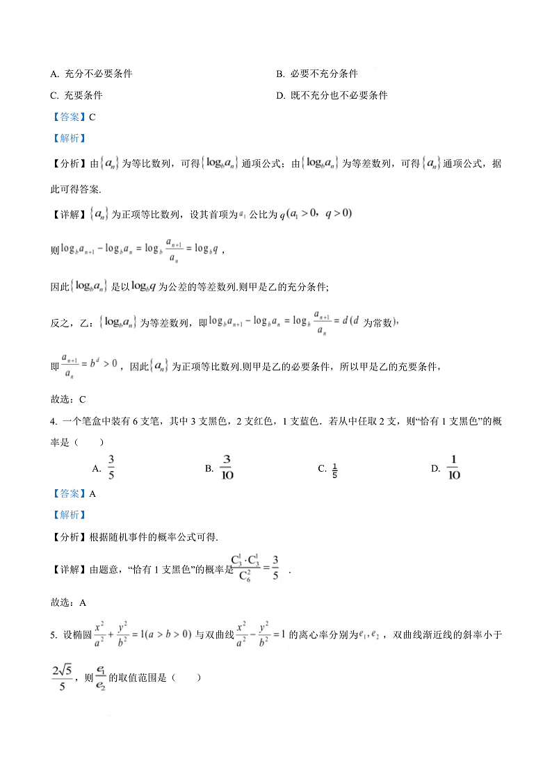 浙江省杭州市八县区2024-2025学年高二上学期期末考试数学试题（乙卷）  Word版含解析第2页