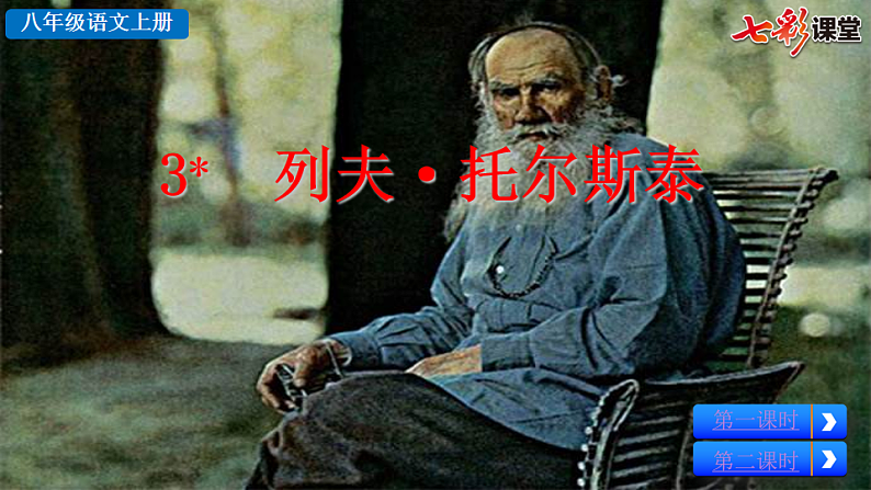 2025春人教版七年级下册语文课件3 列夫·托尔斯泰第3页