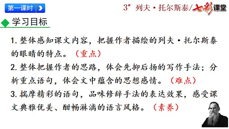 2025春人教版七年级下册语文课件3 列夫·托尔斯泰第4页