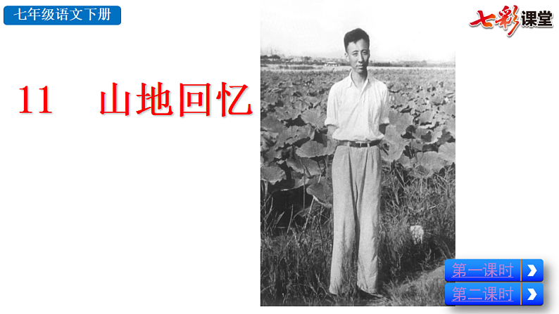 2025春人教版七年级下册语文课件11 山地回忆第3页