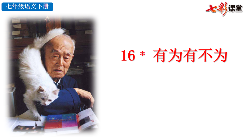 2025春人教版七年级下册语文课件16 有为有不为第3页