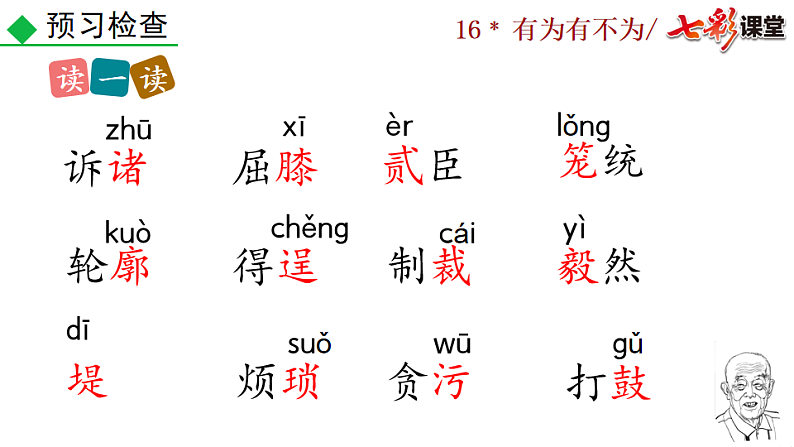 2025春人教版七年级下册语文课件16 有为有不为第7页