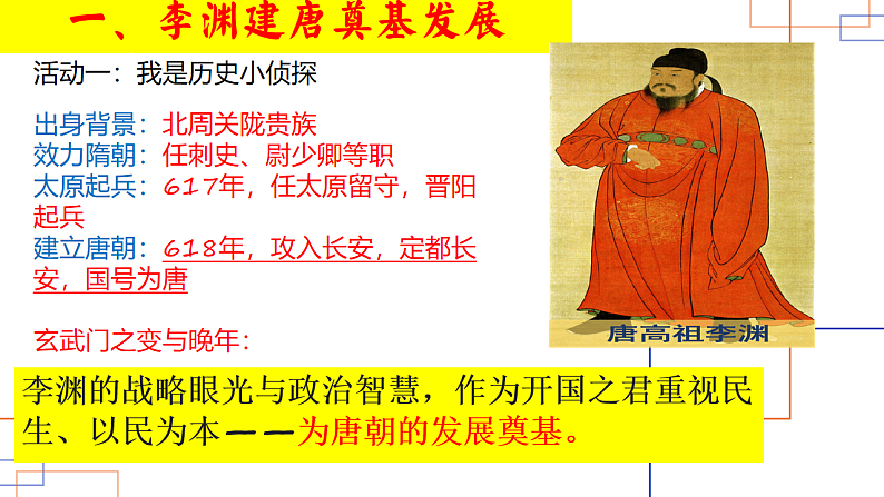 第2课_唐朝建立与“贞观之治”（课件设计）第4页