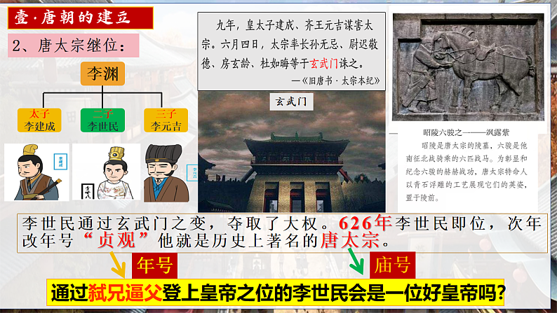 统编历史七年级下册（2024版）第一单元第2课_唐朝建立与“贞观之治”课件第5页