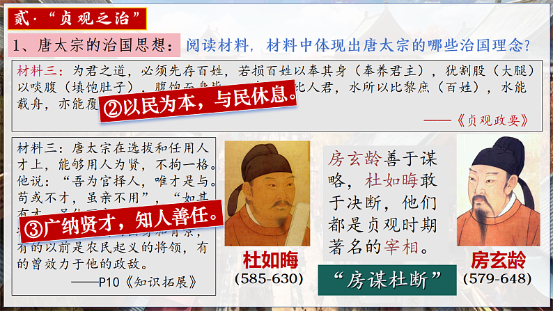 统编历史七年级下册（2024版）第一单元第2课_唐朝建立与“贞观之治”课件第7页