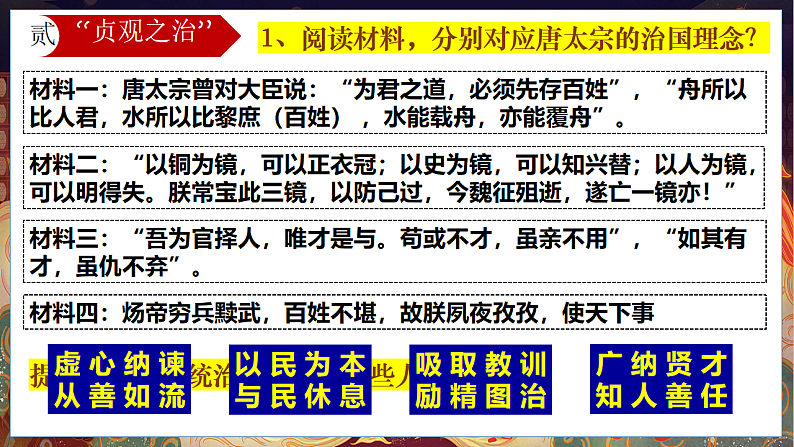 统编历史七年级下册（2024版）第一单元第2课_唐朝建立与“贞观之治”课件第6页