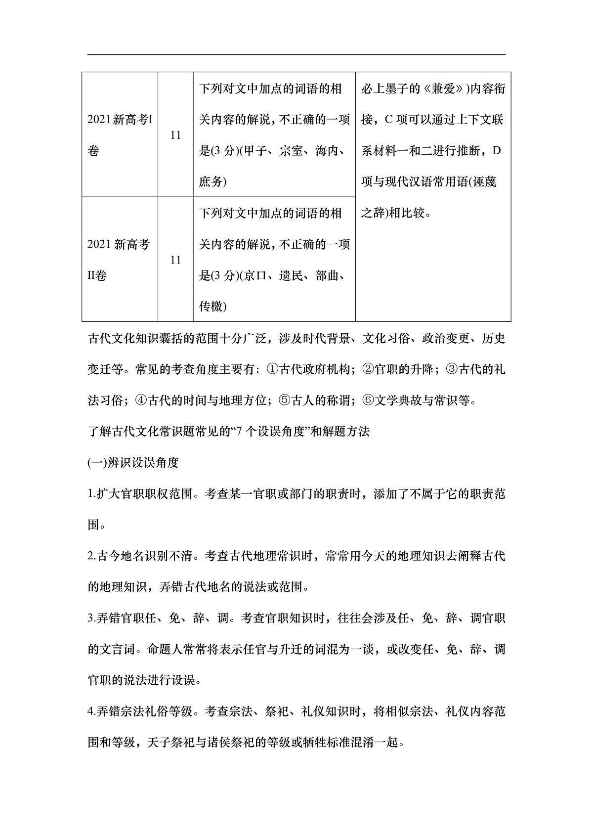 新高考语文一轮复习学案20　文化常识和词语理解（含答案）第2页