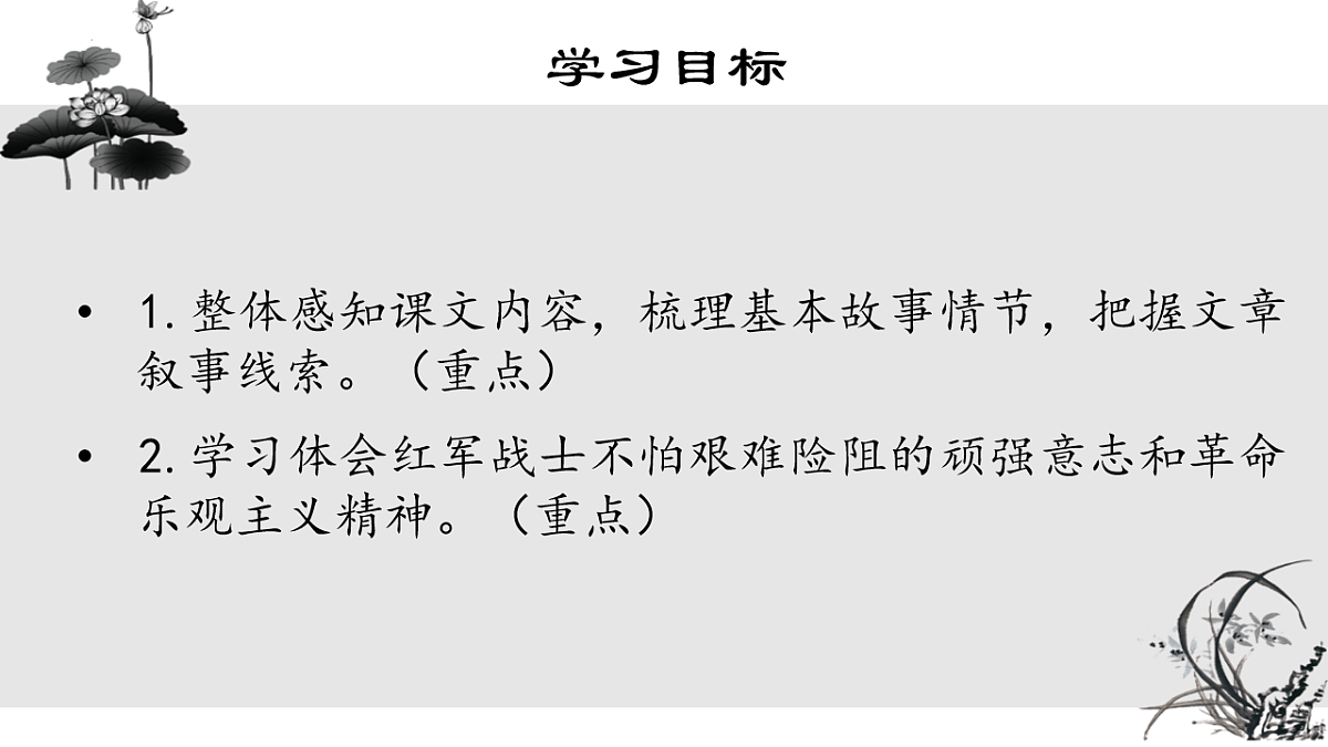 统编版语文七年级下册第6课《老山界》教学课件第3页