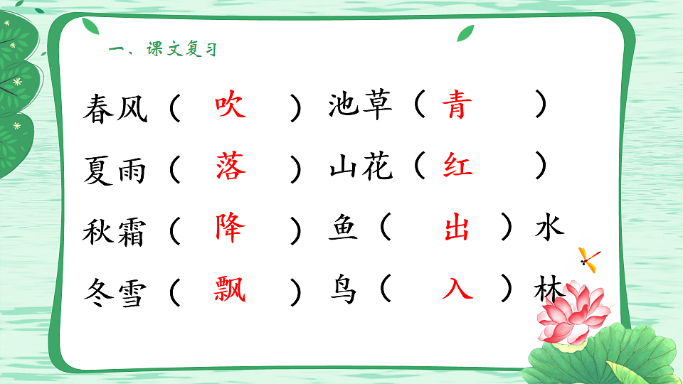 统编版一年级语文下册3《小青蛙》课件第5页