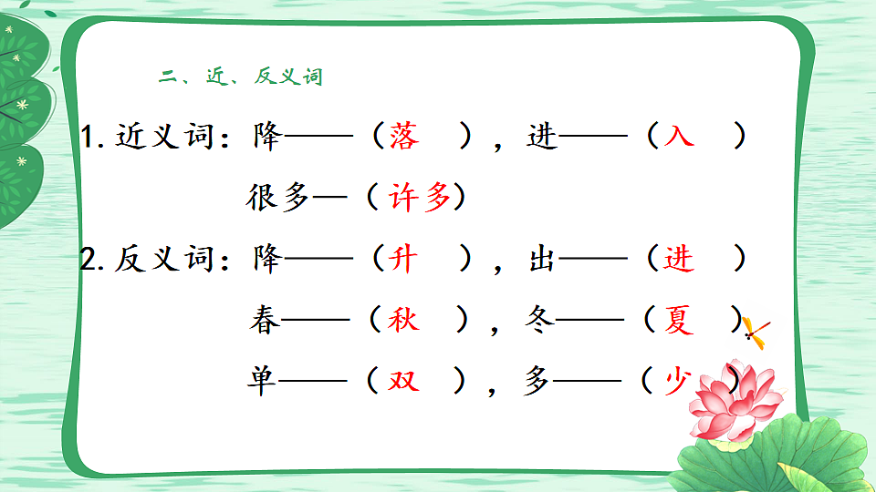 统编版一年级语文下册3《小青蛙》课件第7页