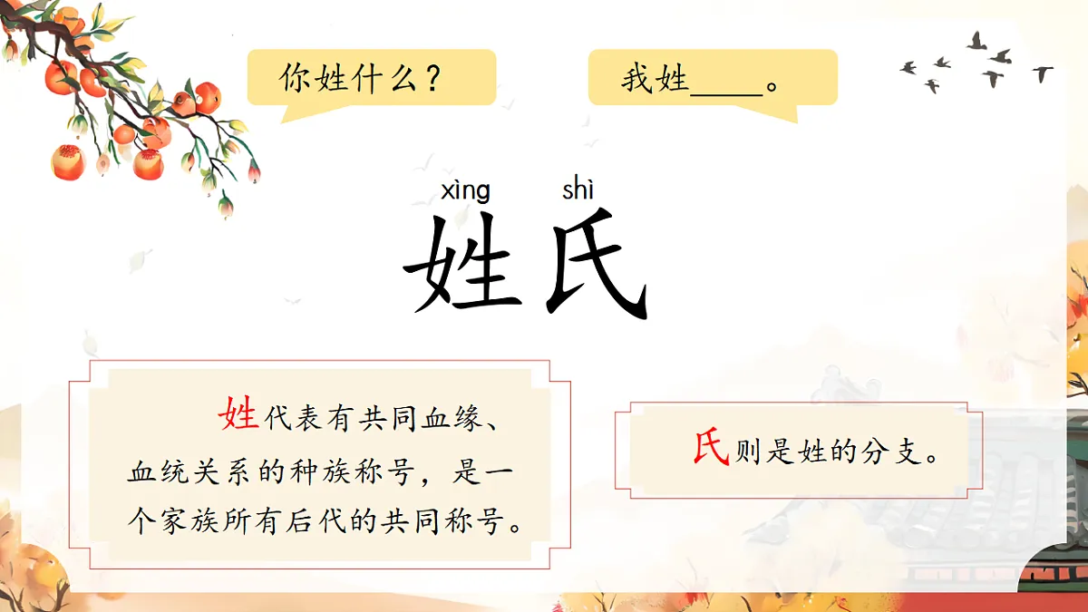 统编版语文一年级下册《识字2.姓氏歌》课件第4页