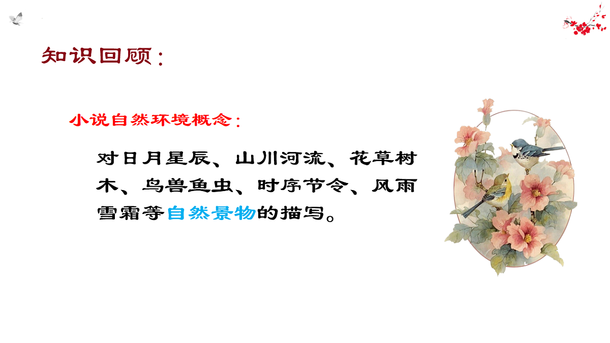 新高考语文一轮复习课件 小说自然环境描写作用第3页