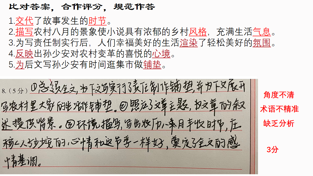 新高考语文一轮复习课件 小说自然环境描写作用第8页