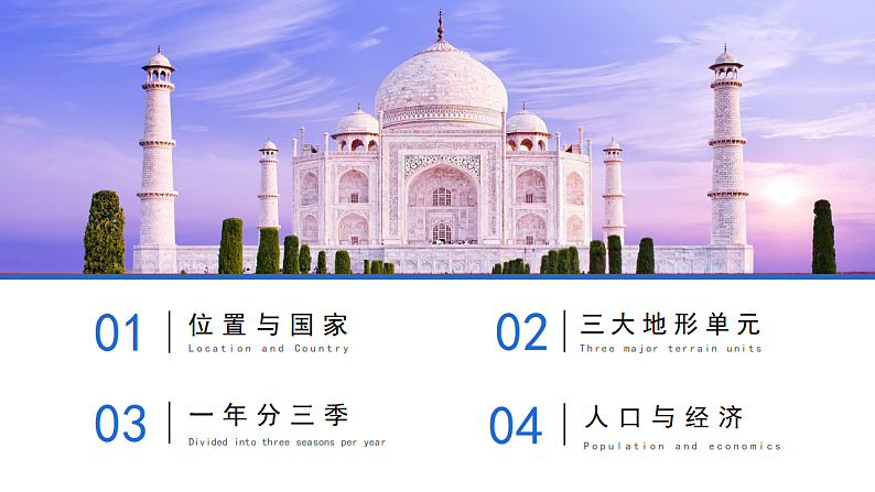 8.2.1南亚【课件】（第1课时——位置与国家、地形）——2025新教材湘教版初一地理下册pptx第3页