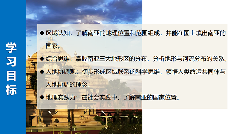 8.2.1南亚【课件】（第1课时——位置与国家、地形）——2025新教材湘教版初一地理下册pptx第4页