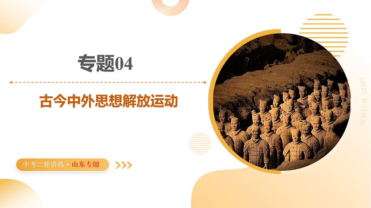 专题04 古今中外思想解放运动（课件）-2025年中考历史二轮复习讲练（山东专用）第1页