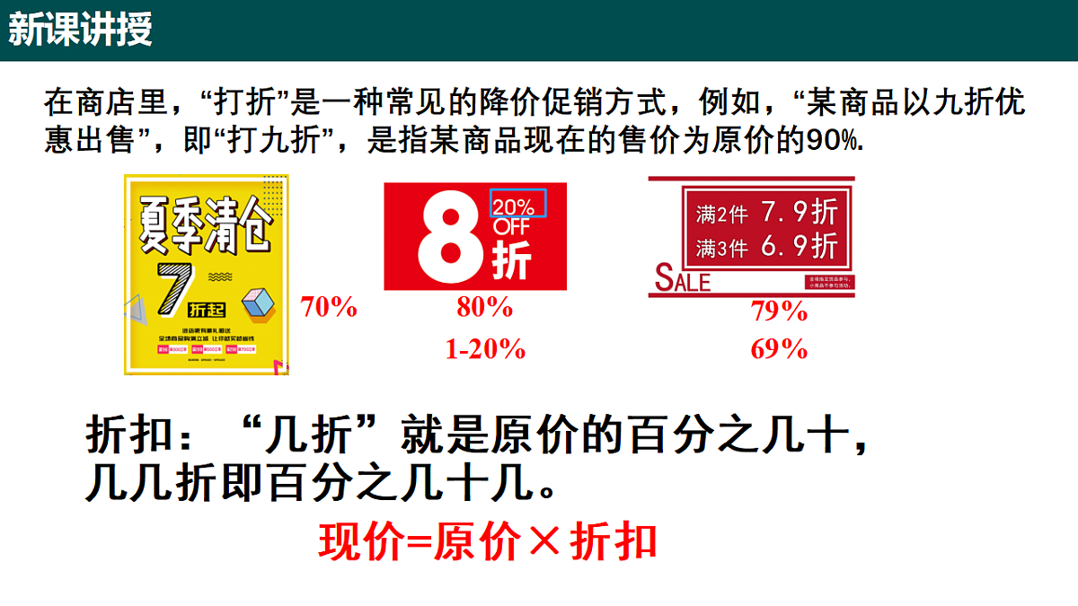 5.2.2 百分数的应用（第三课时 盈利与打折问题）课件-2024-2025学年六年级数学下册（沪教版五四制2024）第8页