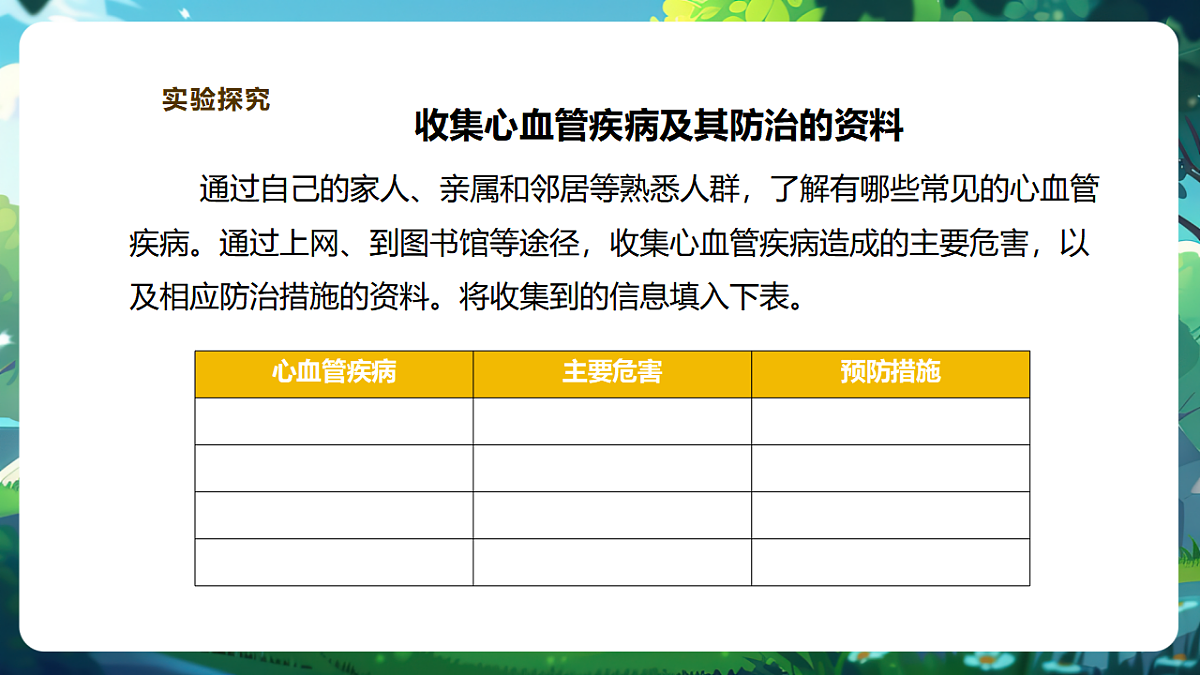【核心素养】冀少版（新教材）生物七下3.2.3心脏和血管的保护 课件(共31张PPT)第6页