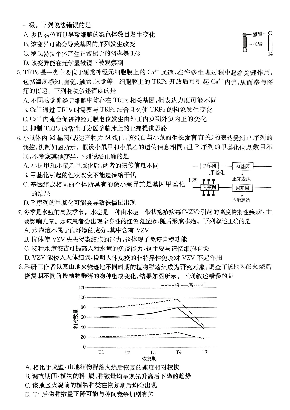 重庆市好教育联盟2025届高三2月联考 生物第2页