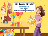 人教版2025秋七年級上冊英語U7 B1a-1d birthday閱讀課 課件