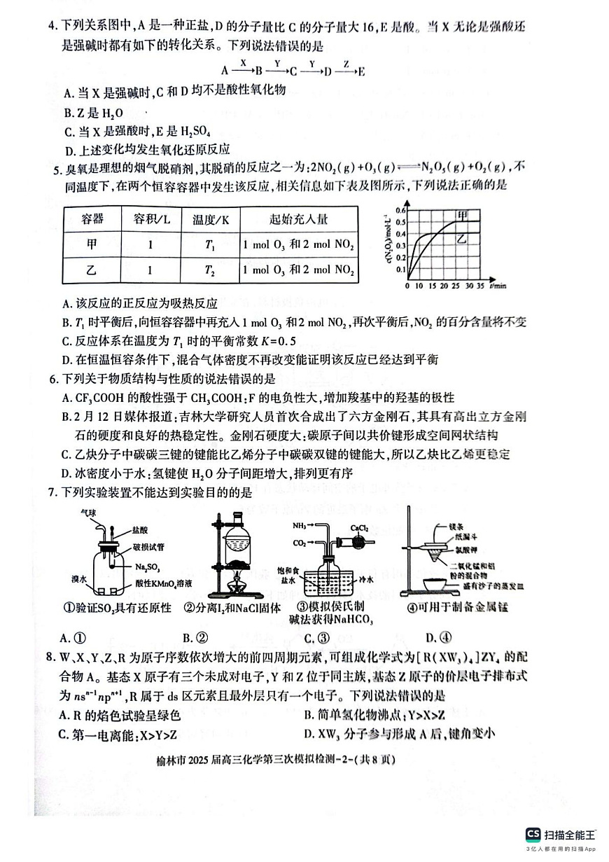 化学试题第2页