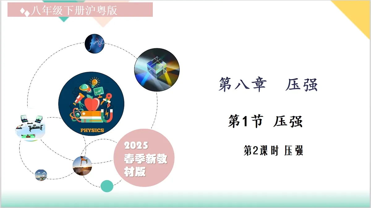 8.1 压强 第2课时（同步课件）2025学年八年级物理下册（沪粤版2024）第1页
