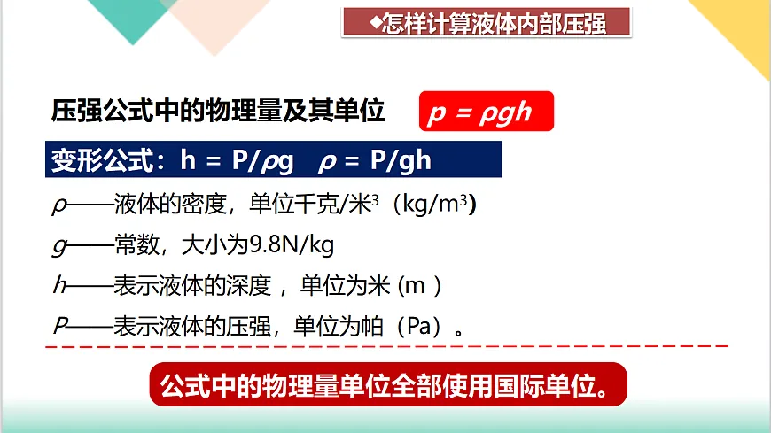 8.2 液体压强 第2课时 2025学年八年级物理下册（沪粤版2024）课件第7页