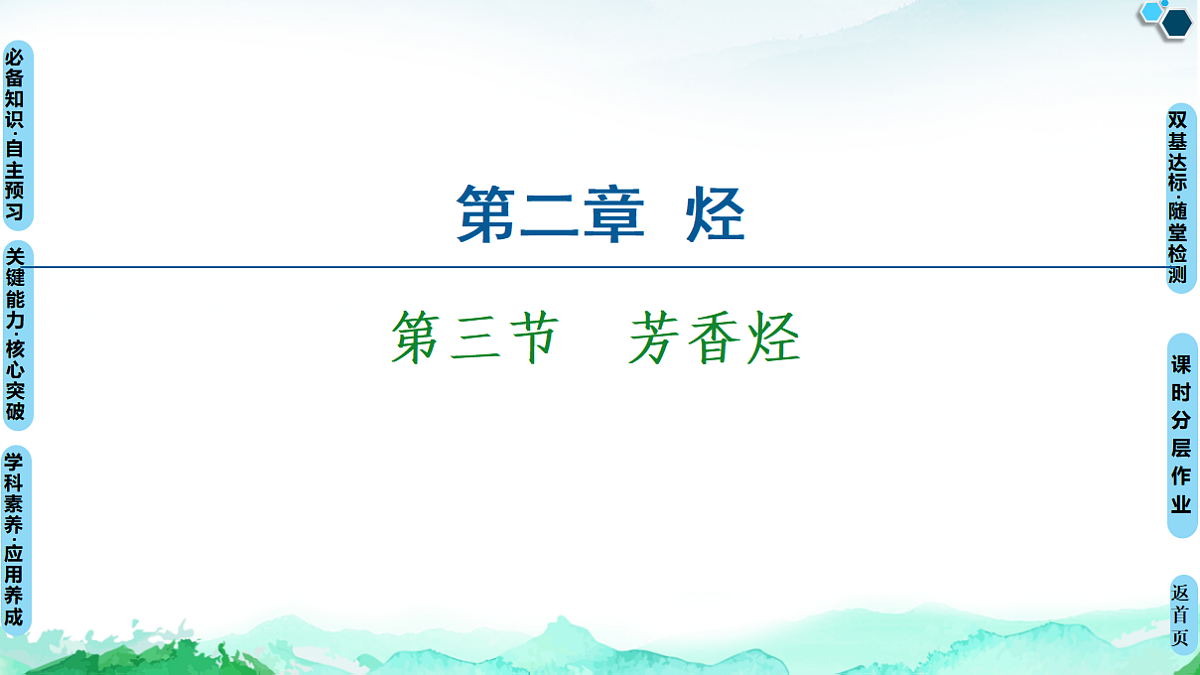 第2章  第3节　芳香烃 课件【新教材】人教版（2019）高中化学选择性必修3第1页