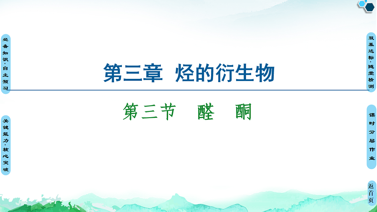 第3章 第3节　醛　酮 课件【新教材】人教版（2019）高中化学选择性必修3第1页