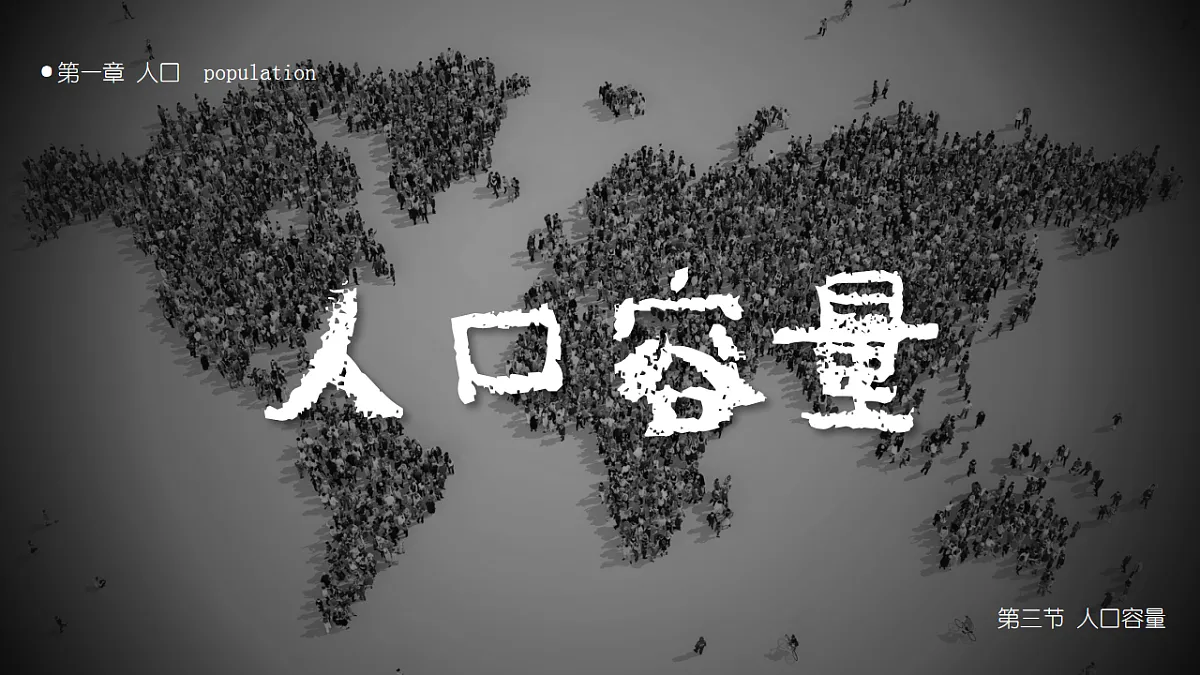 人教版高中地理 必修 第二册 1-3 人口容量课件第1页