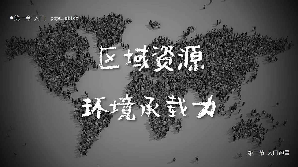 人教版高中地理 必修 第二册 1-3 人口容量课件第7页