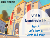 人教版PEP（2024）三年級英語下冊課件 Unit 6 Part A 第2課時