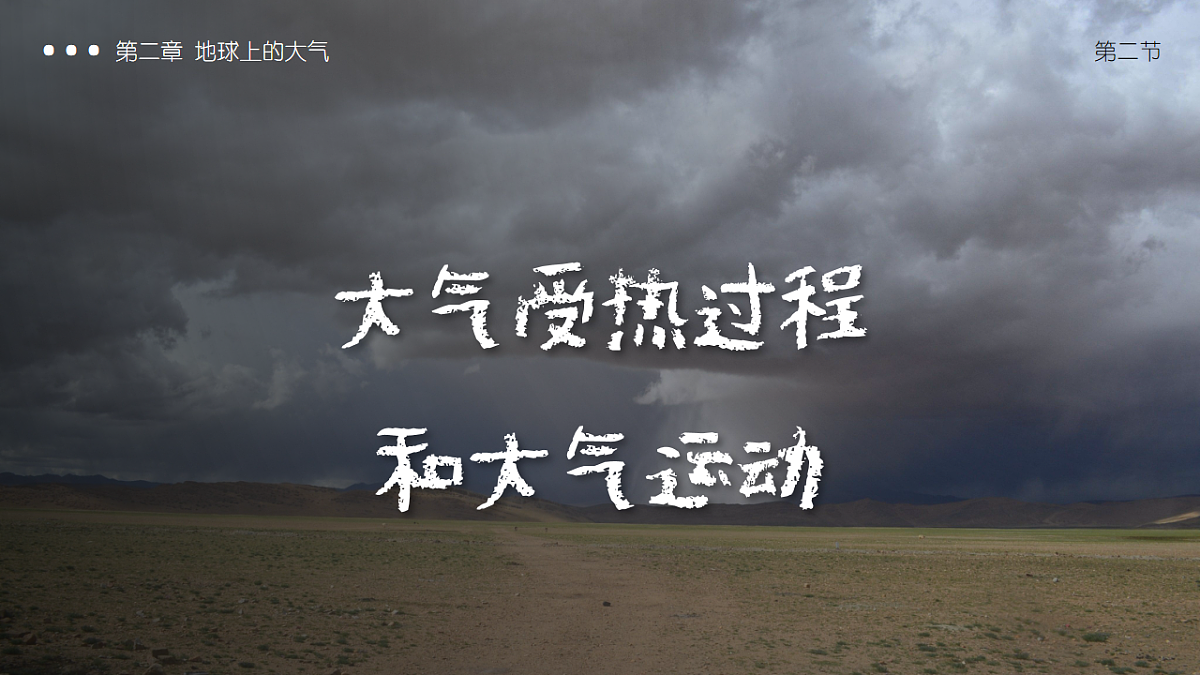 人教版高中地理 必修 第一册 2-2《大气受热过程和大气运动》教学课件第1页