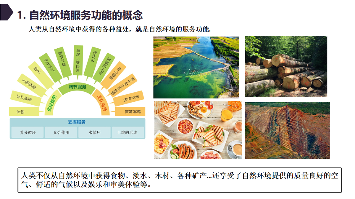 人教版高中地理选择性必修3 1-1自然环境的服务功能 教学课件第6页