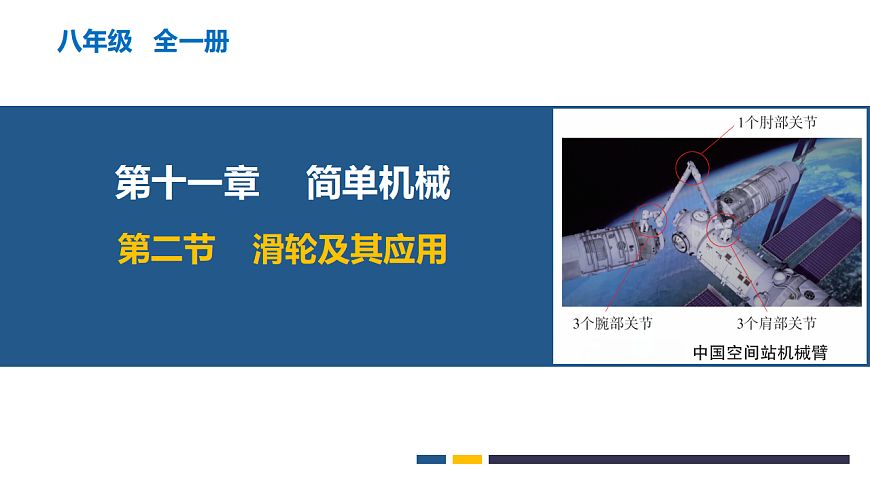 11.2 滑轮及其应用（教学课件）-2024-2025学年八年级物理全一册（沪科版2024）第1页
