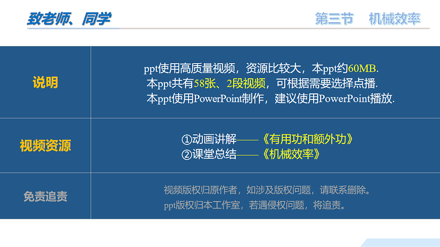 11.3 机械效率（教学课件）-2024-2025学年八年级物理全一册（沪科版2024）第2页